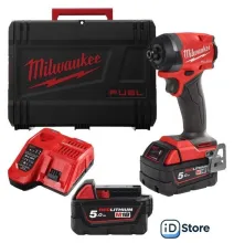 Винтоверт Milwaukee M18 FUEL M18FID3-502X 4933479865 (с 2-мя АКБ, кейс)