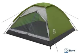 Треккинговая палатка Jungle Camp Lite Dome 3 (зеленый/серый)