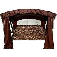 Садовые качели МебельСад Мадагаскар (завитушки, коричневый)