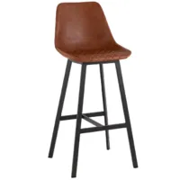 Стул барный Stool Group Texas / 9085C MAP/9 (экокожа коричневый)