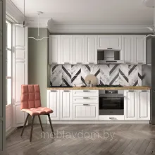 Кухня Прага 2.4м - Белое дерево