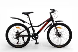 Велосипед DELTA FLEX PRO 24 ( р 12, черно-красный)