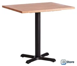 Кухонный стол TetChair Valhalla 80x65x76 (груша 3/черная опора)