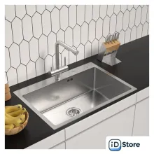 Кухонная мойка ARFEKA ECO AR 700500 SATIN DECOR VOLCANIC ROCK