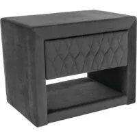 Тумба Signal Azurro Velvet (bluvel 14, серый)