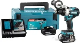 Дрель-шуруповерт Makita DDF486RTJ (с 2-мя АКБ, кейс)