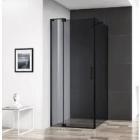 Душевой уголок Cezares SLIDER-AH-1-80-90/100-GRIGIO-NERO