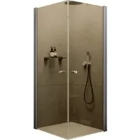 Душевой уголок MaybahGlass MGY-1302-5 (бронзовое стекло/хром матовый)