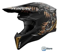 Мотошлем Airoh WRAAAP Cyborg WRAC35-M (M, матовый)