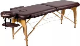Массажный стол Atlas Sport складной 2-с деревянный 70 см. сумка (коричневый)