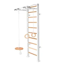 Детский спортивный комплекс PERFETTO SPORT PS-112 Scala in legno (bianco-naturale)