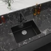 Кухонная мойка ZorG Fast 54 Premium black metallic