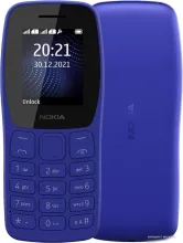 Nokia 105 (2022) Dual SIM TA-1416 (синий, без З/У)