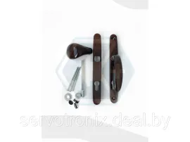 Нажимной гарнитур Stublina 1079 с ограничением доступа RAL 8017 (красно-коричневый)