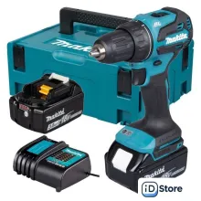 Дрель-шуруповерт Makita DDF490F003 (с 2-мя АКБ, кейс)