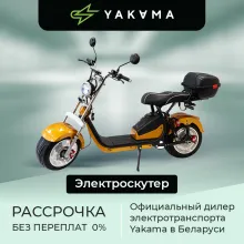 Электроскутер YAKAMA AP-H009-23, золотой