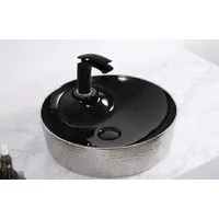 Умывальник Gid D1306H020 (черный/серебристый)