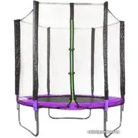 Батут Atlas Sport 183 см - 6ft (без лестницы, внешняя сетка, сливовый)
