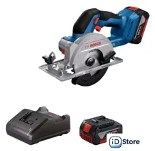 Дисковая (циркулярная) пила Bosch GKS 18V-51 Professional 06019M3181 (с 2-мя АКБ, китайская версия)