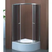 Душевой уголок Coliseum Отлон Т-80 80x80 (хром/тонированное стекло)