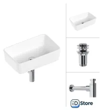 Умывальник Lauter 21674A клапан 21190CH сифон 21635CH (хром)