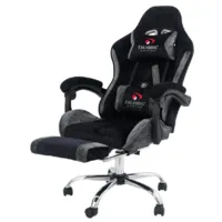 Вибромассажное кресло Calviano Amarone Black-Grey plush