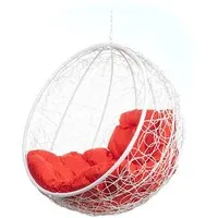 Подвесное кресло BiGarden Kokos White BS (без стойки,красная подушка)