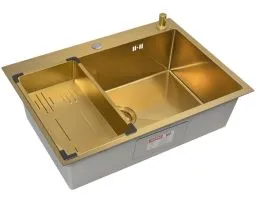 Комплект ARFEKA ECO AR мойка 700500, коландер G, дозатор GOLD DECOR