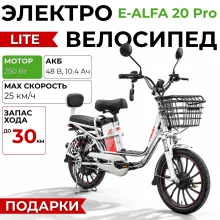 Электровелосипед AVM E-ALFA 20 Pro LITE