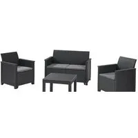 Набор садовой мебели Keter Emma 2 Seater (графит)