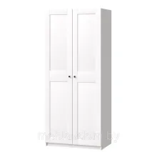 Шкаф Макс 2 двери белый (100х61х233 см)