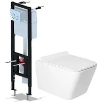 Унитаз подвесной Saniteco KW-9004W Ани Пласт WCP4131