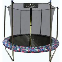 Батут Calviano Smile 183 см-6 ft с внутренней сеткой складной