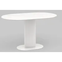 Обеденный стол Stool Group Mystery 130x80 / T-015 (белый/керамика)