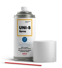 Силиконовая смазка с пищевым допуском EFELE UNI-S SPRAY (210мл.) 100 силикон высшей степени очистки