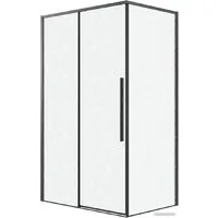 Душевой уголок Grossman Galaxy 120x90x195 120.K33.01.1290.21.02 (черный матовый/шиншилла стекло)