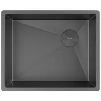 Мойка кухонная ZorG Zerox 54 U / IF Side SF Zurinox PVD Gunblack