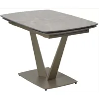 Обеденный стол M-City Alatri 120 Matt / 614M05549 (Latte Stone Solid Ceramic/Taupe)
