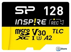 Карта памяти Silicon-Power Inspire microSDXC SP128GBSTXLA2V1N 128GB