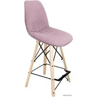 Стул Sheffilton SHT-ST29-C22/S80-1 (розовый зефир/прозрачный лак/черный муар)