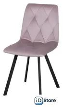 Стул СоюзРегионПоставка Рокки СРП-073 (муар черный/велюр Velluto 14 фламинго)