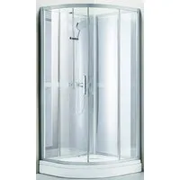 Душевая кабина Adema Ронда N-1081 (белый/прозрачное стекло)