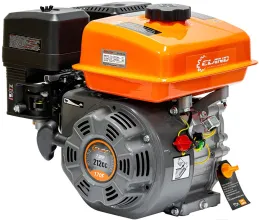 Двигатель бензиновый Eland GX210D-20 оранжевыйчерный