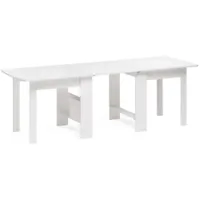 Обеденный стол Woodville СтК7 (белый)
