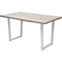 Кухонный стол M-City Лофт 160 462M05254 (дуб анкона/белый)