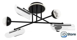 Люстра средней высоты LED4U L3200-6 BK