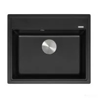 Кухонная мойка Zorg Rock 60 Premium black metallic