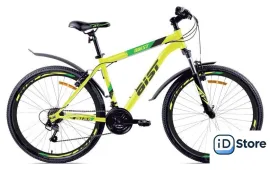 Велосипед AIST Quest 26 р.20 2025 (желтый)