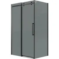 Душевой уголок Grossman Classic 150x90x195 120.K33.04.1590.21.10 (черный матовый/стекло тонированное)