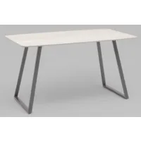Обеденный стол Stool Group Vermont 140x80 (керамика травертин)